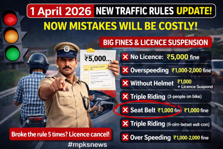 🚨 1 April 2026 Traffic Rule Update: अब छोटी गलती भी पड़ेगी भारी!
