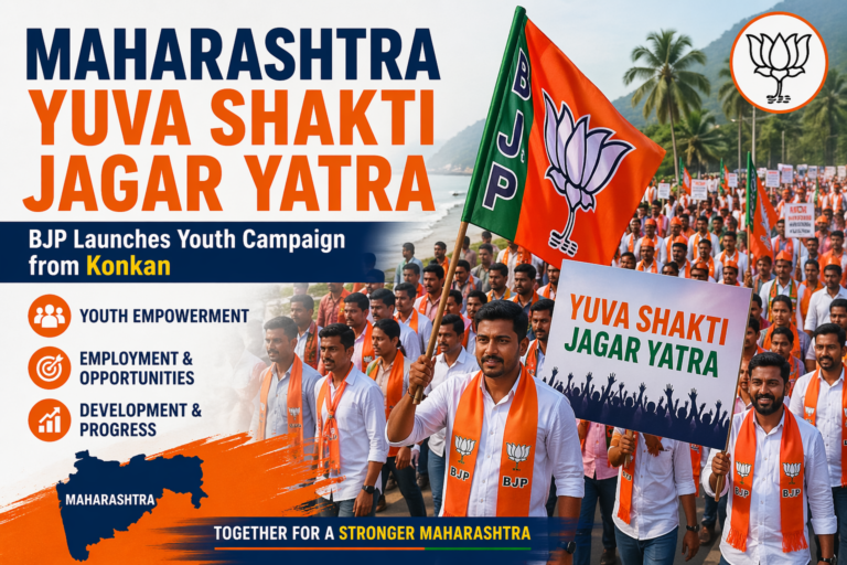 Maharashtra Yuva Shakti Jagar Yatra 2026: Konkan Se BJP Ka Youth Connect Mission Shuru