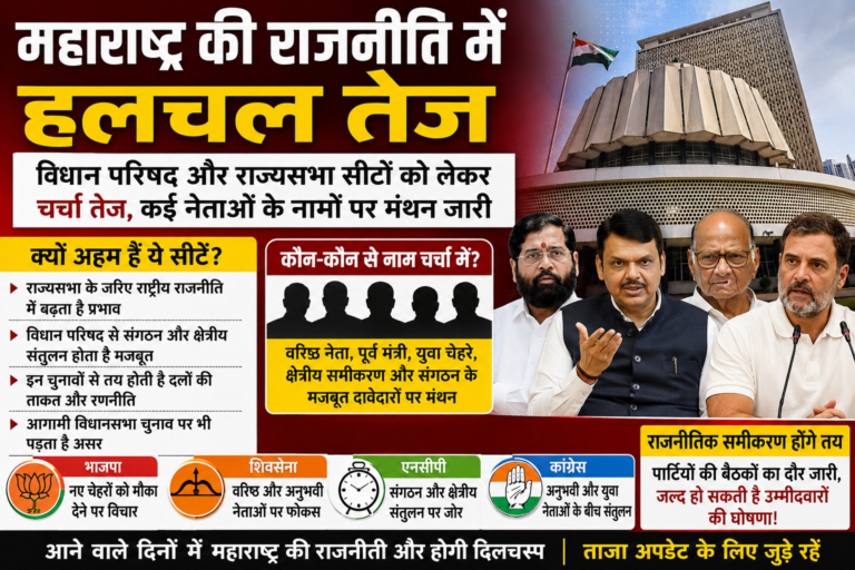 Maharashtra Political News: विधान परिषद और राज्यसभा सीटों को लेकर महाराष्ट्र की राजनीति गरमाई