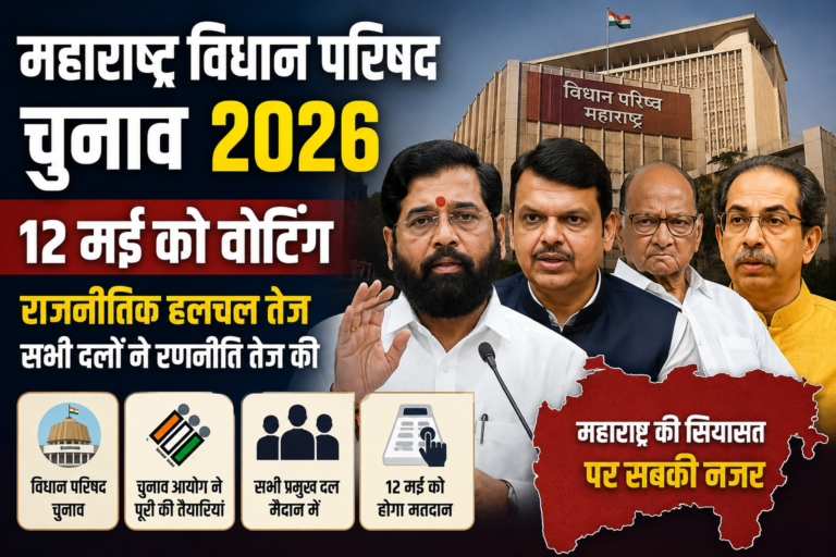 महाराष्ट्र विधान परिषद चुनाव 2026: वोटिंग से पहले तेज हुई सियासी हलचल, सभी दलों ने बनाई खास रणनीति