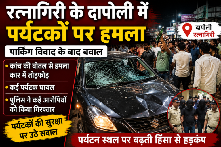 रत्नागिरी के दापोली में पर्यटकों पर हमला, पार्किंग विवाद ने लिया हिंसक रूप